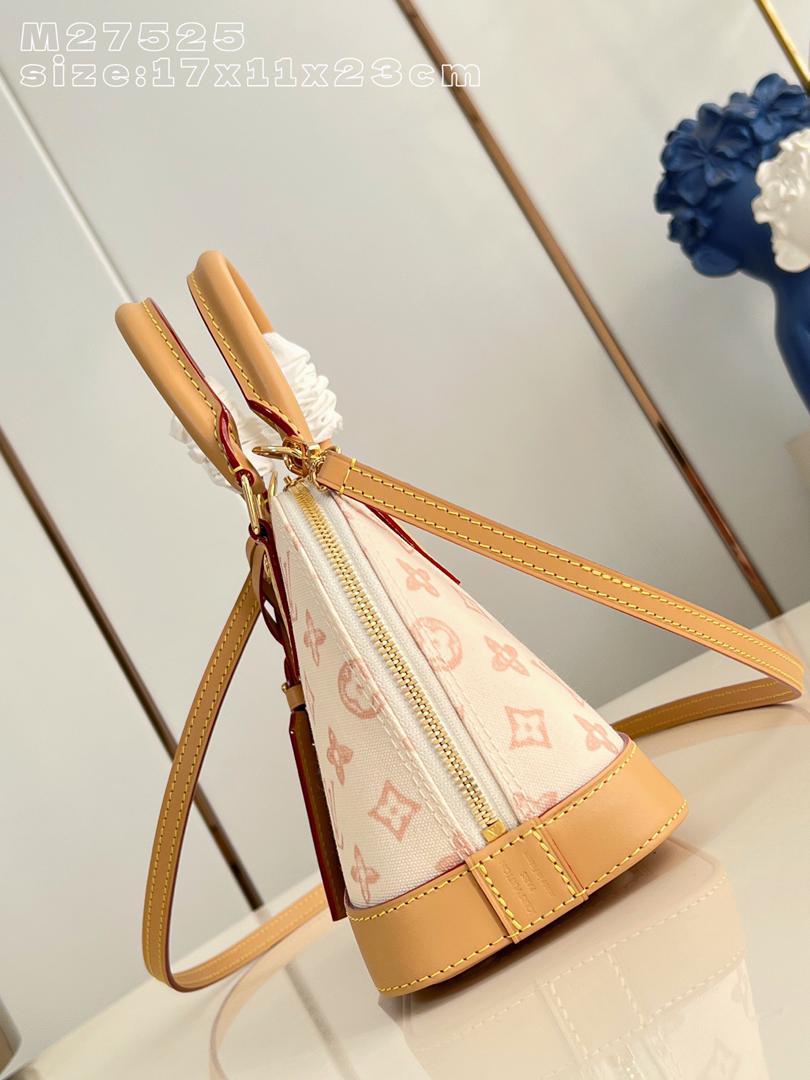 Blush Monogram Dome Bag