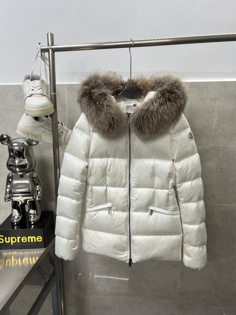 Arctic Luxe Quilted Jacket with Fur Hood