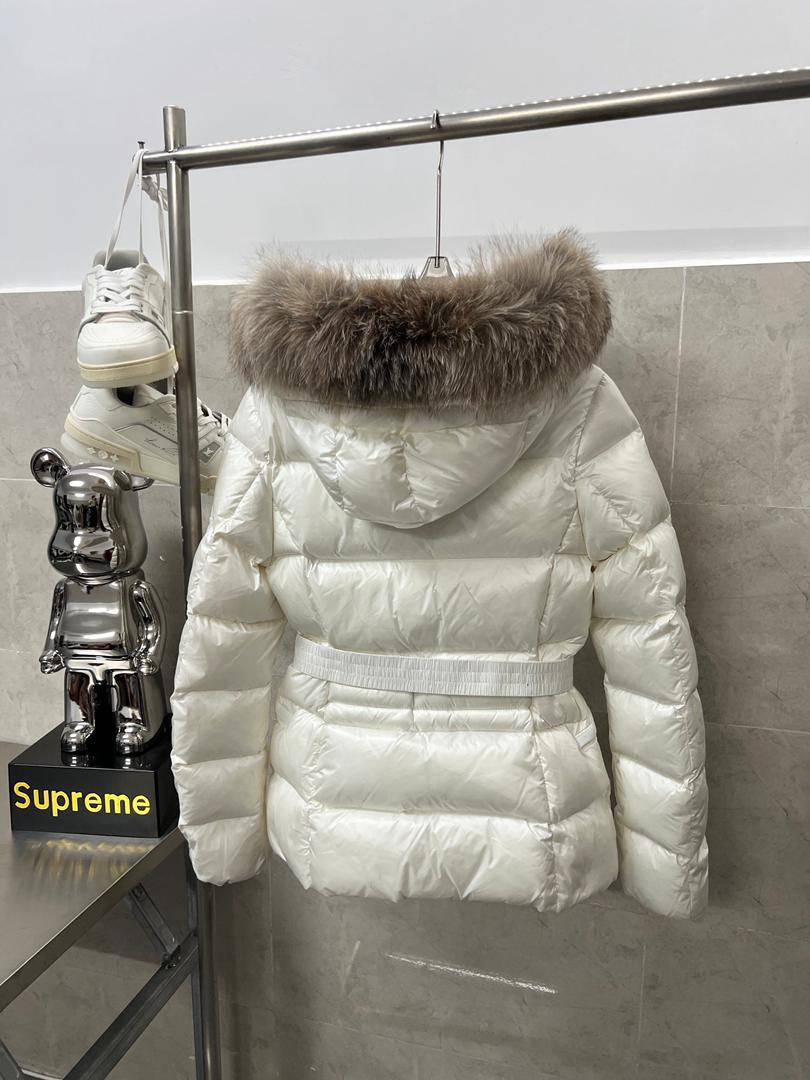 Arctic Luxe Quilted Jacket with Fur Hood