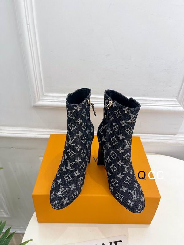 Denim Ankle Boots