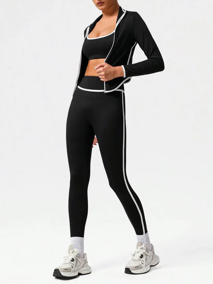 Contrast Trim Sports Set